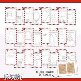 Creative Elf Letters - Finish the Picture