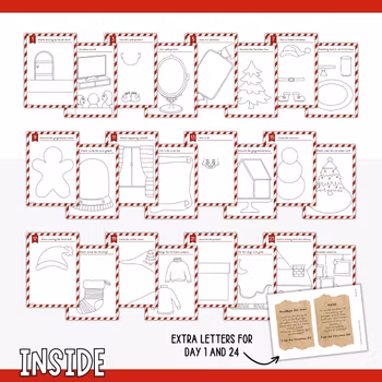 Creative Elf Letters - Finish the Picture