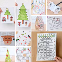 Printable Craft Advent Calendar - Original (24 days)