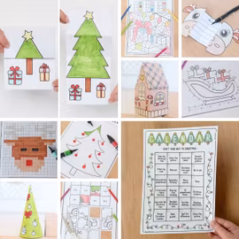 Printable Craft Advent Calendar - Original (24 days)