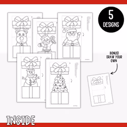 Printable Christmas Surprise Gifts - Craft for Kids