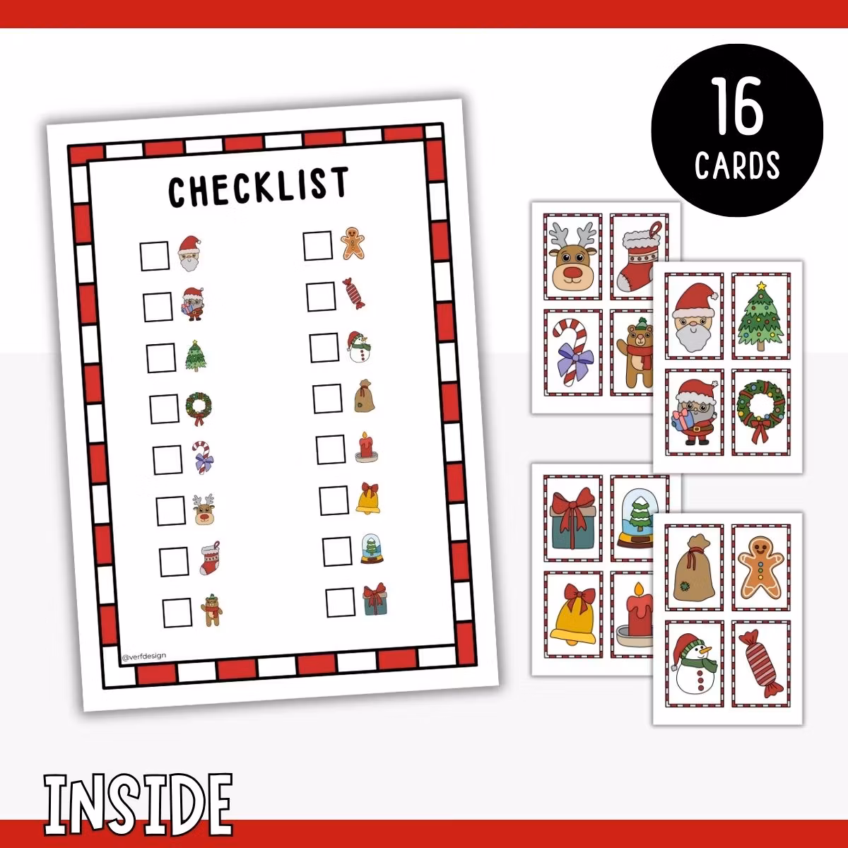 Christmas Scavenger Hunt – Printable Game for Kids