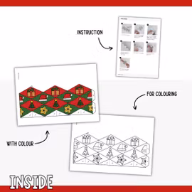 Magic Christmas Diamond – Printable Craft for Kids