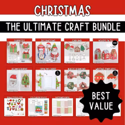 The Ultimate Christmas Craft Bundle - Printables for Kids