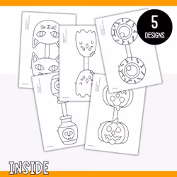 Printable Halloween Garland - Craft for Kids