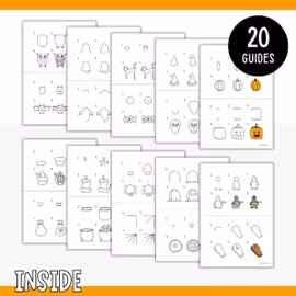 How to Draw Halloween - 20 Step-by-Step Guides