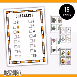 Halloween Scavenger Hunt - Printable Game for Kids