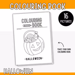 Halloween Colouring Book – 16 Pitures