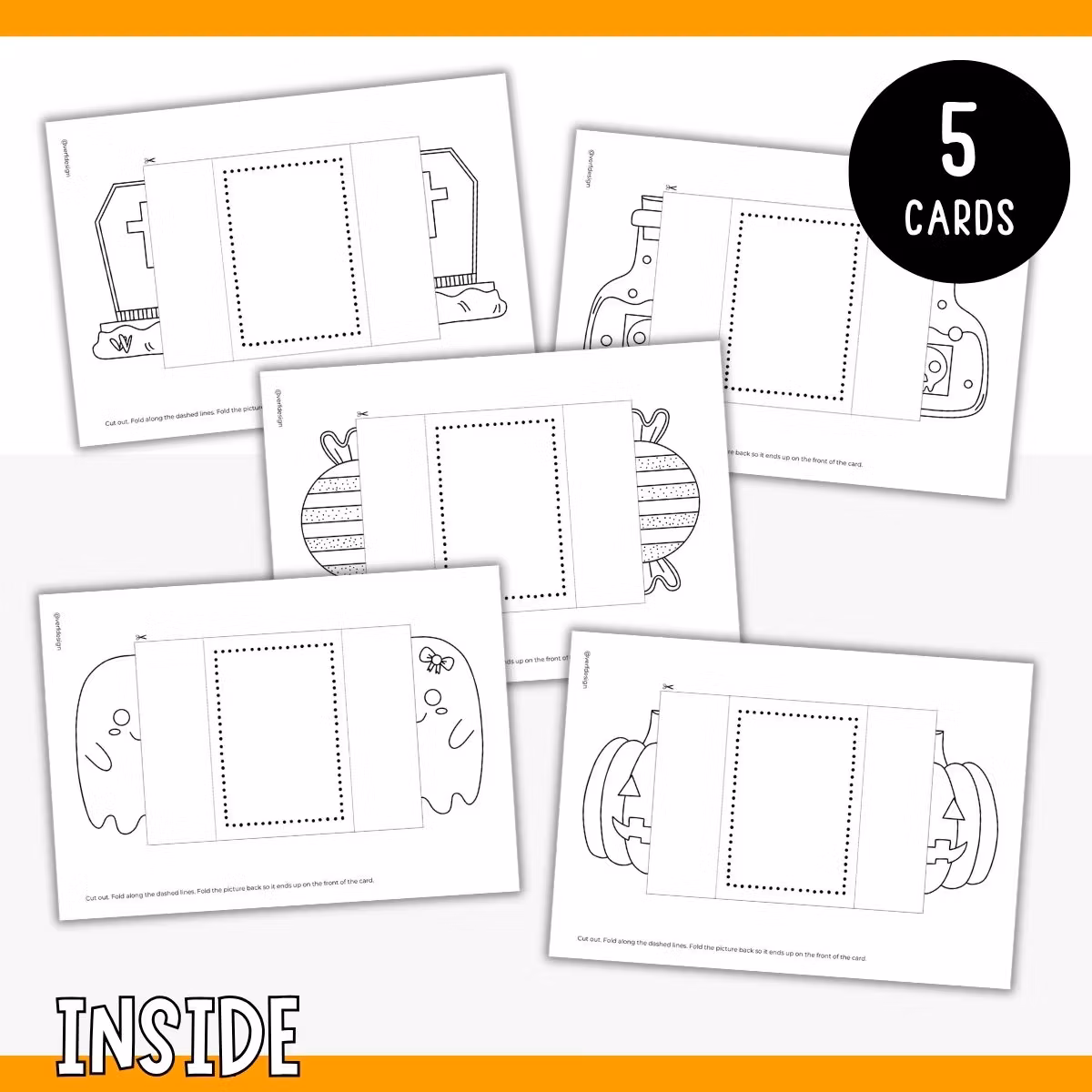 Printable Halloween Cards for Kids