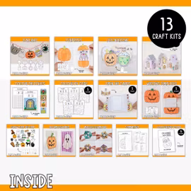 The Ultimate Halloween Craft Bundle - Printables for Kids
