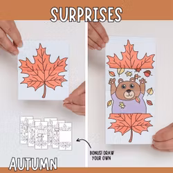 Surprise Autumn Leaves – Printable Fall Craft for Kids