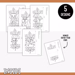 Surprise Autumn Leaves – Printable Fall Craft for Kids