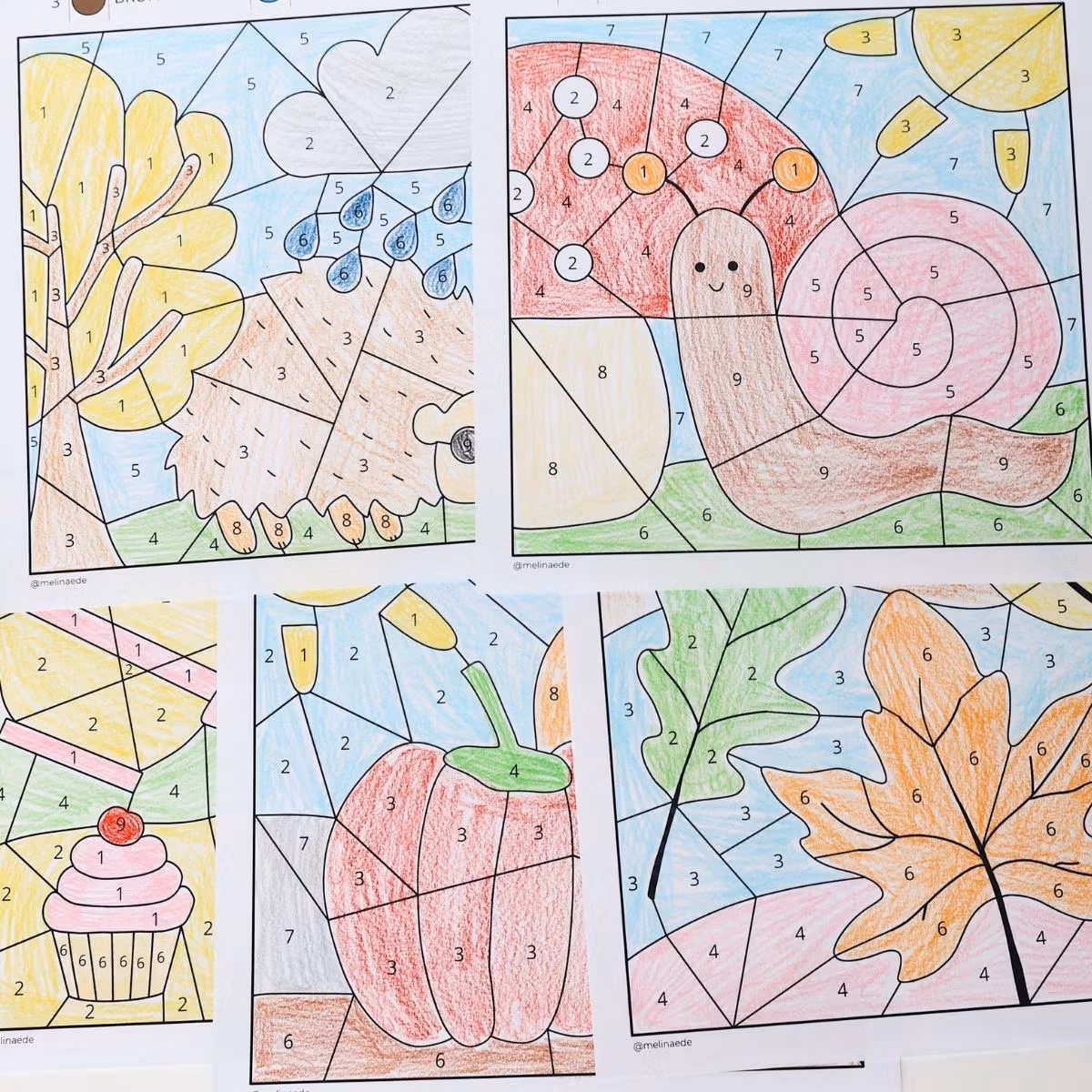 Colour by Code - Autumn