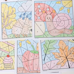 Colour by Code - Autumn