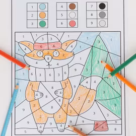 Colour by Code - Winter