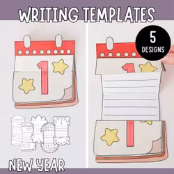 Printable New Year Writing Templates - Crafts for Kids
