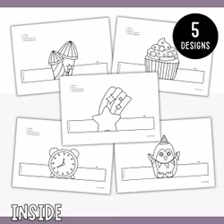 Printable New Year Decorations - Craft Templates for Kids