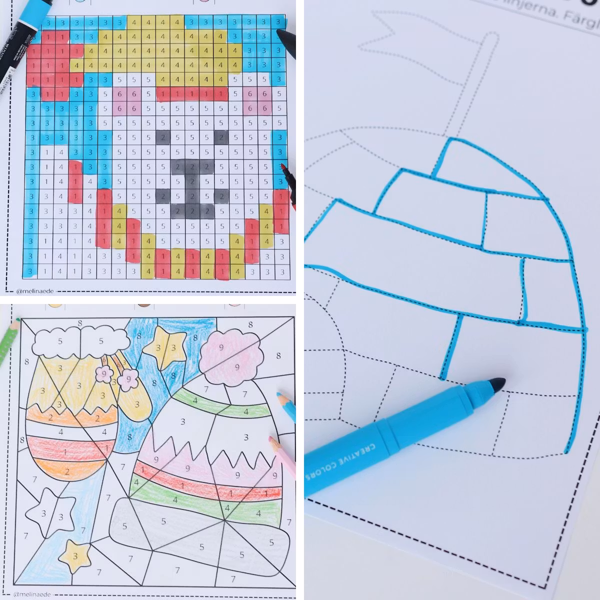 Winter Crafts and Puzzles - 20 Printable Activities for Kids