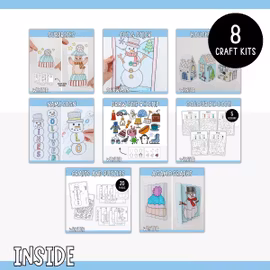 The Ultimate Winter Craft Bundle - Printables for Kids