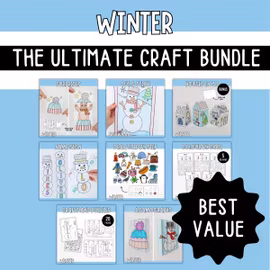 The Ultimate Winter Craft Bundle - Printables for Kids
