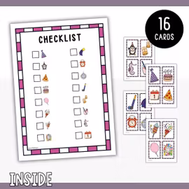 New Year Scavenger Hunt - Printable Game for Kids