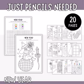 All You Need Is Pencils - New Year Crafts for Kids