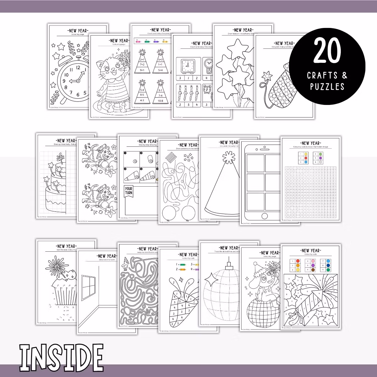 All You Need Is Pencils - New Year Crafts for Kids