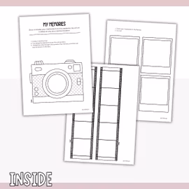 My Memories - Printable Camera and Photo Frame Craft for Kids
