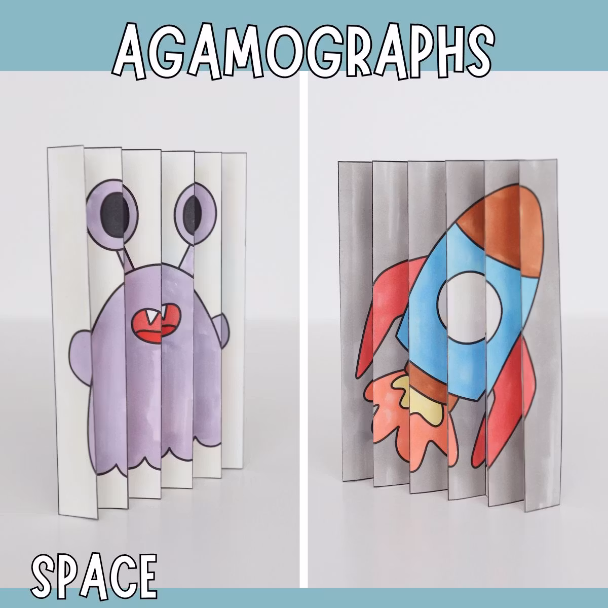 Magical Agamographs - Printable Space Craft for Kids