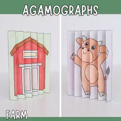 Magical Agamographs - Printable Farm Craft for Kids