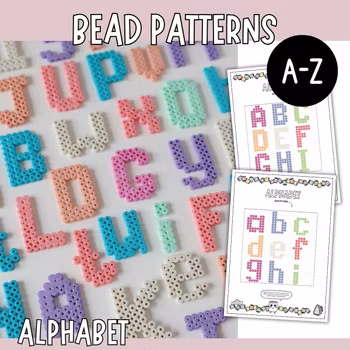 Bead Patterns: Alphabet A-Z