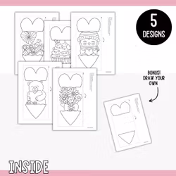 Printable Valentine’s Surprise Hearts - Craft for Kids