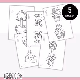 Printable Valentine’s Garland - Craft for Kids