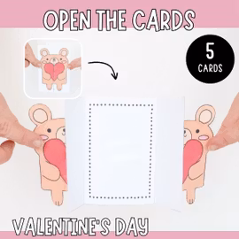 Valentine’s Cards - Printable Craft for Kids