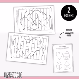 Valentine’s Agamograph - Magical Printable Craft for Kids