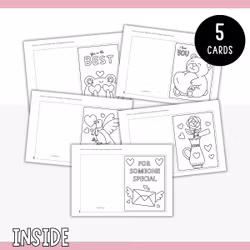 Valentine’s Cards - 5 Designs