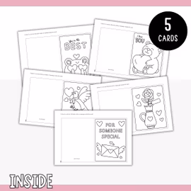 Valentine’s Cards - 5 Designs