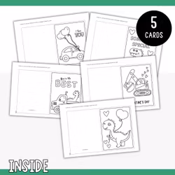 Valentine’s Cards - Vehicles & Dinosaurs