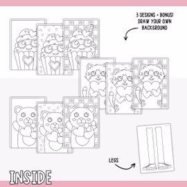 Zigzag Figures - Valentine’s Day Craft for Kids