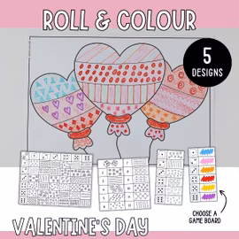 Roll & Colour - Valentine’s Day