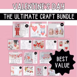 The Ultimate Valentine’s Day Craft Bundle - Printables for Kids