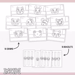 Animal Crafts for Kids – Bracelets & Crowns