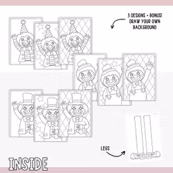 Zigzag Figures - Clowns