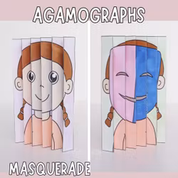 Magical Agamographs - Printable Masquerade Craft for Kids