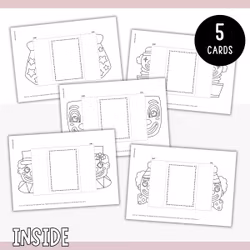 Foldable Cards - Clowns