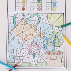 Colour by Code - Spring