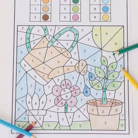 Colour by Code - Spring