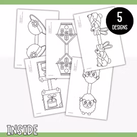 Printable Spring Garland - Craft for Kids