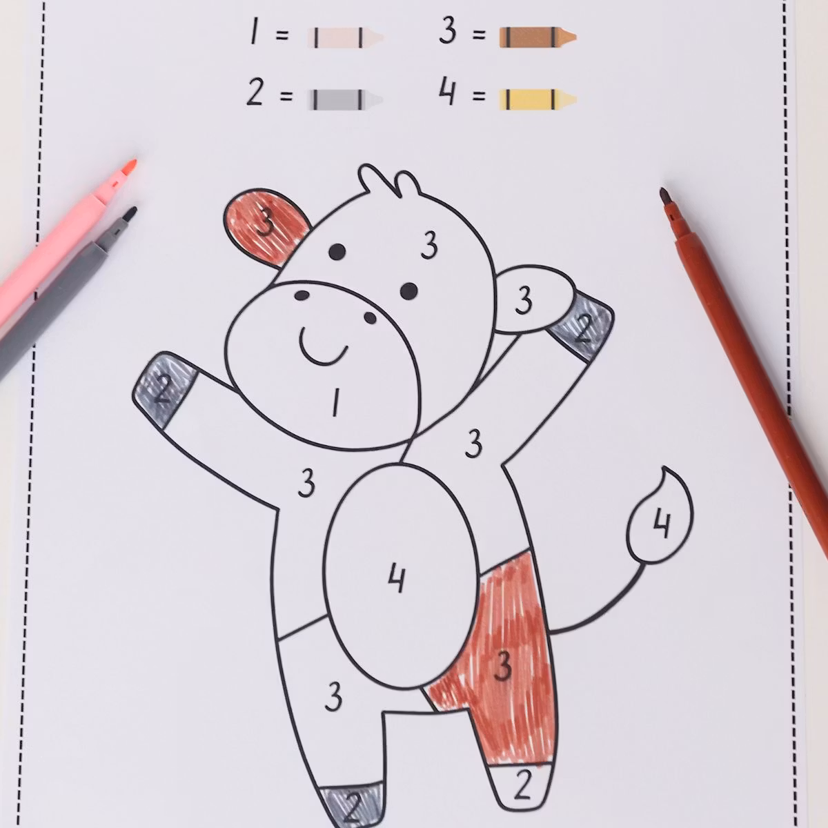 Colour by Code (extra easy) - Spring