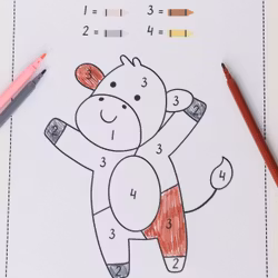 Colour by Code (extra easy) - Spring